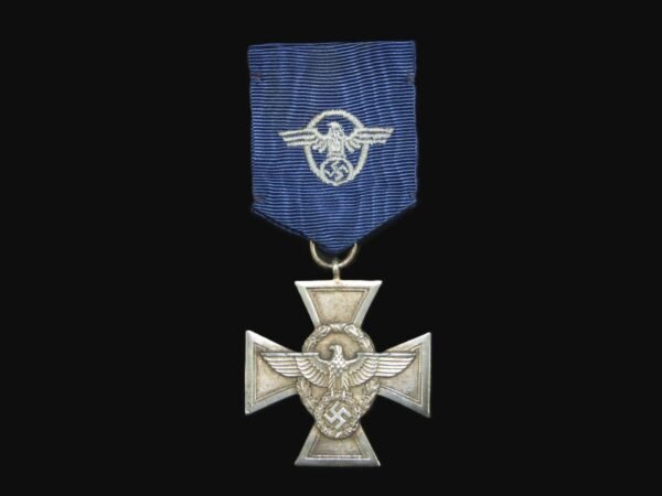 18 Year Police Long Service Cross with Case of Issue. in Long service Medals