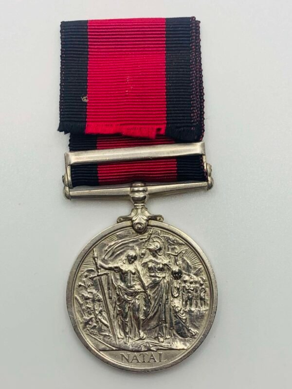 1906 Natal Rebellion Medal. Natal Rangers. in General medals