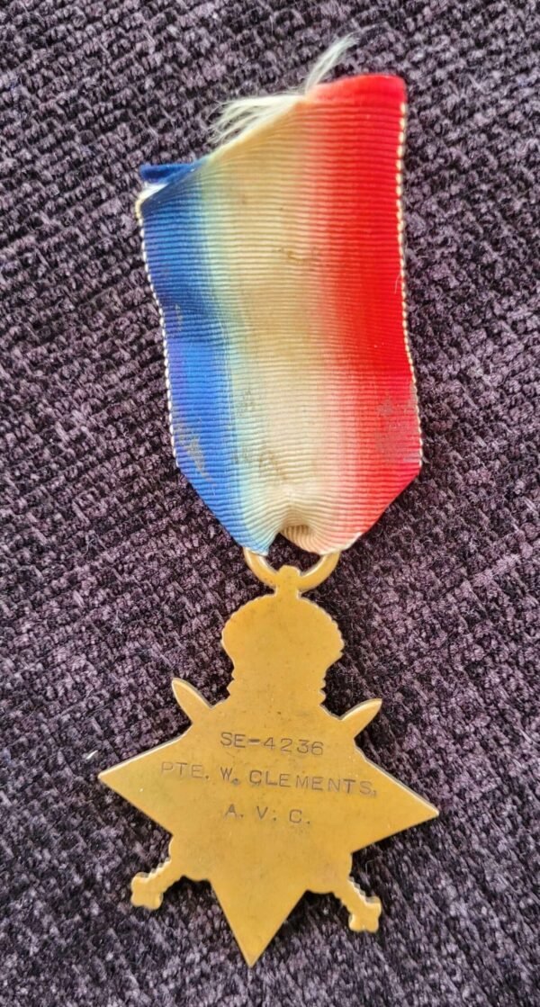 1914-15 Star Army Veninary Corps in General medals