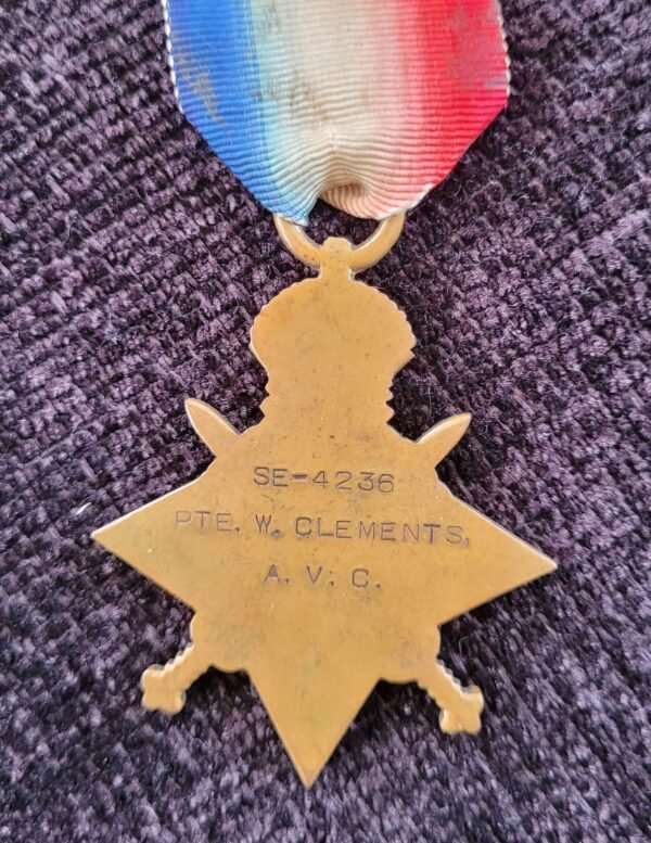 1914-15 Star Army Veninary Corps in General medals