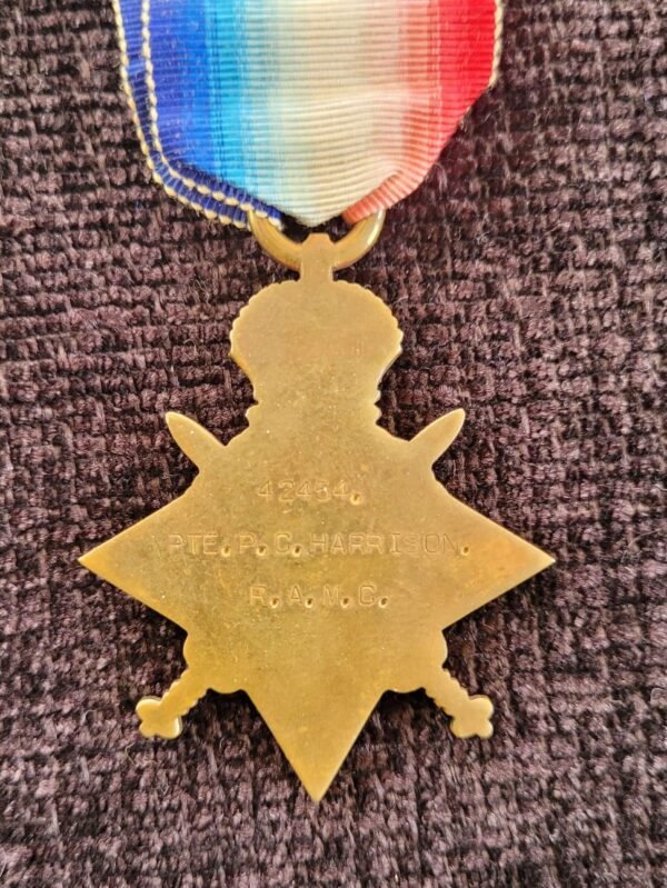 1914-15 Star 'Harrison' RAMC in General medals