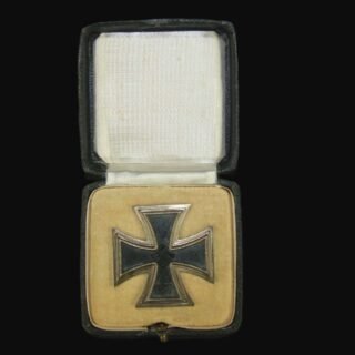 1939 Iron Cross First Class with Case of Issue by Rudolf Souval. in Gallantry & honours
