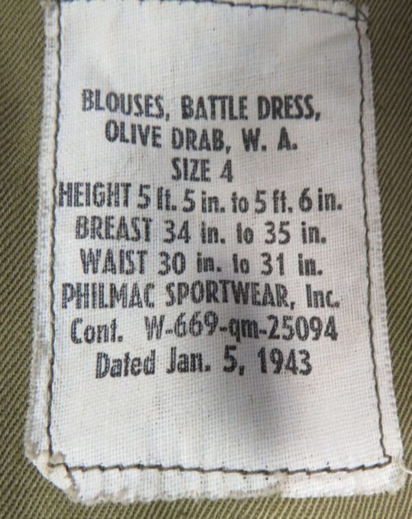 1940 Pattern 1943 Lease Lend R.W.A.F.F / R.E.M.E Battledress Jacket in General