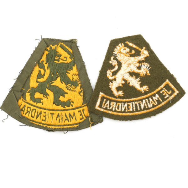 2 Dutch 'Je Maintiendrai' Arm Badges