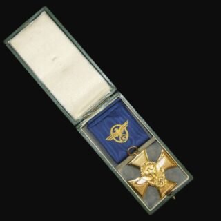 25 year Police Long Service Cross with Case of Issue. in Long service Medals