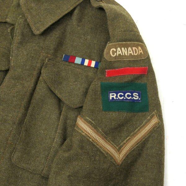 4th Canadian Armoured Division R.C.C.S. Battle Dress Jacket