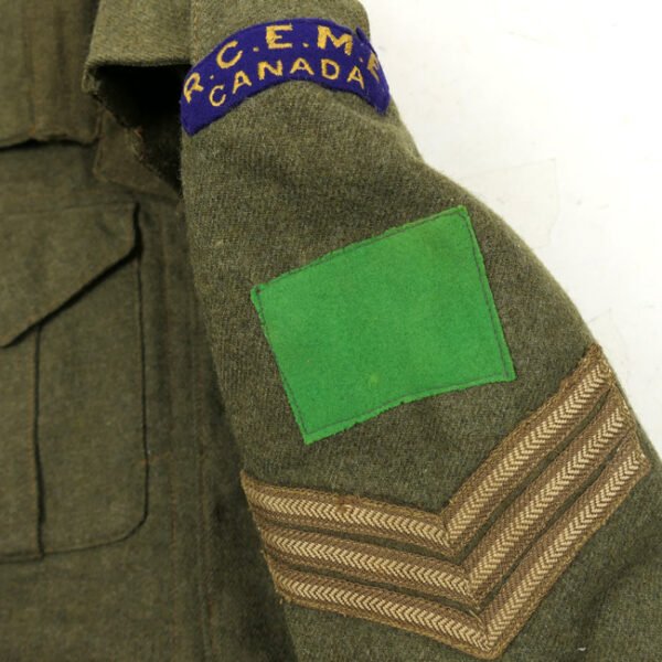 4th Canadian Armoured Division R.C.E.M.E. Battle Dress Jacket