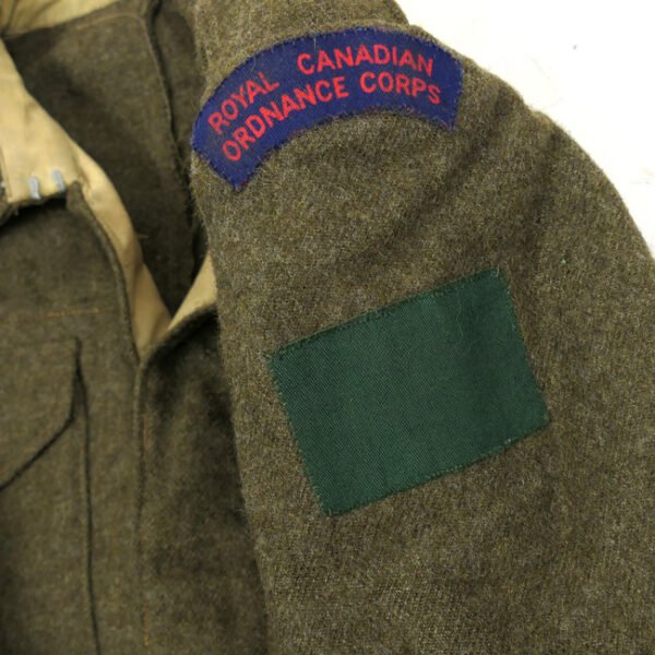4th Canadian Armoured Division R.C.O.C. Battle Dress Jacket