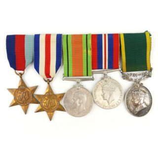 5-piece British Medal Bar