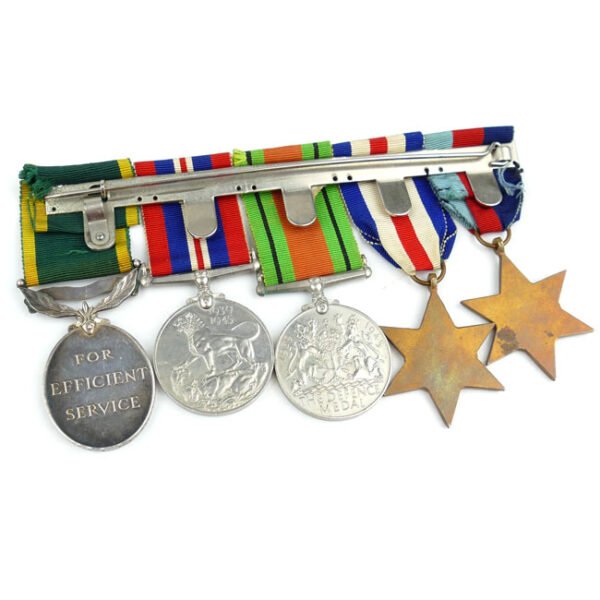 5-piece British Medal Bar