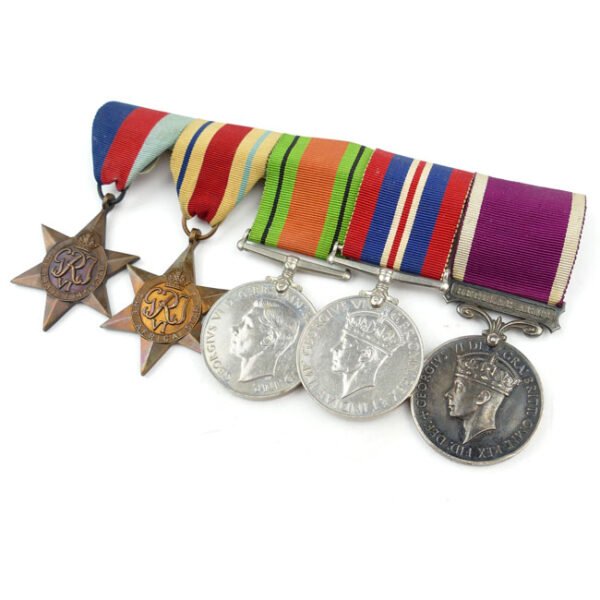 5-piece British Medal Bar