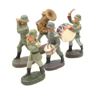 5 Wehrmacht Musician Toy Soldiers w