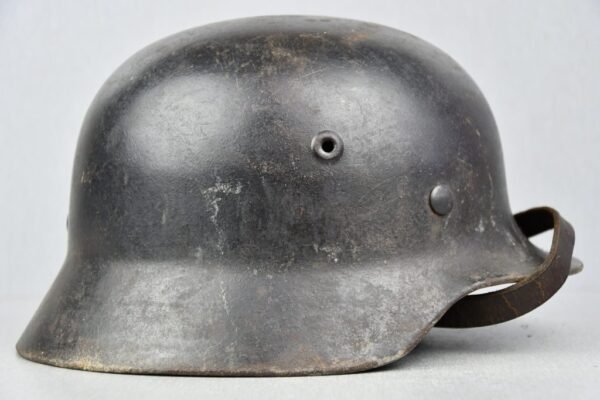 M40 Luftwaffe single decal ‘ex-white wash’ steel helmet SE62 - Image 3
