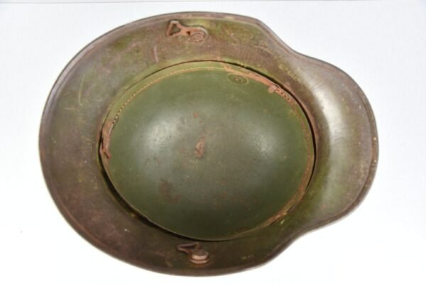WW1 Germann M16 ‘Mimikri’ camouflage helmet St.66 - Image 13