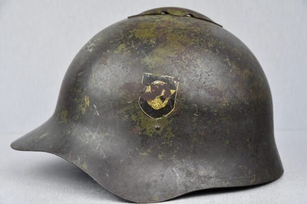RARE Polizei double decal reissued Russian M36 Soviet ‘SSh-36’ steel helmet - Image 2