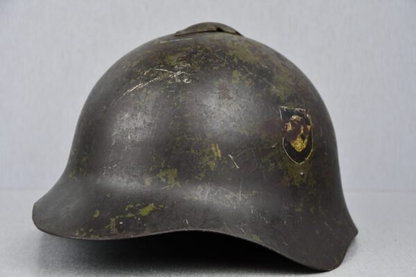 RARE Polizei double decal reissued Russian M36 Soviet ‘SSh-36’ steel helmet - Image 3