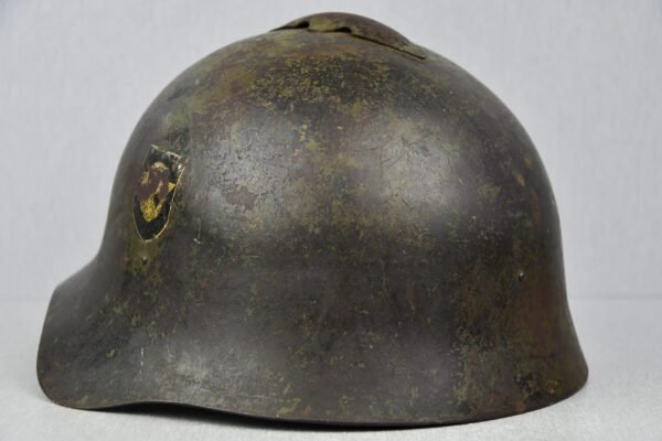 RARE Polizei double decal reissued Russian M36 Soviet ‘SSh-36’ steel helmet - Image 9