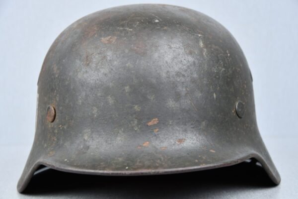 M40 Waffen-SS single decal steel helmet ET66 - Image 5