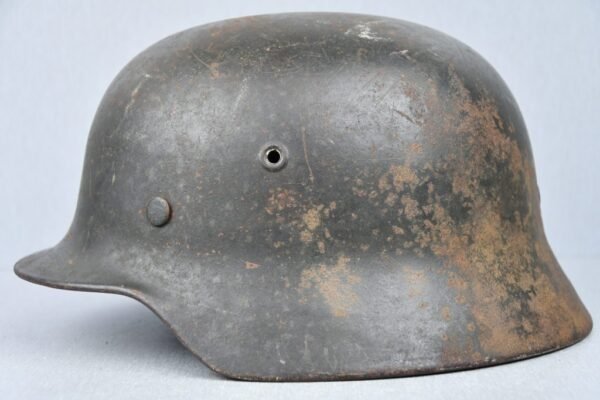 M40 Waffen-SS single decal steel helmet ET66 - Image 6