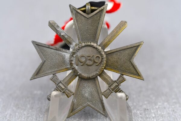War Merit Cross second class 1939 with swords by ‘3’ Wilhelm Deumer - Image 2