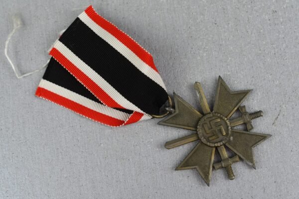 War Merit Cross second class 1939 with swords by ‘3’ Wilhelm Deumer - Image 4
