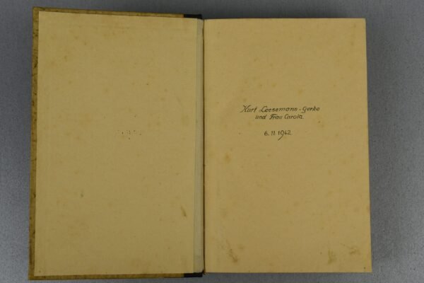 Adolf Hitler’s Mein Kampf wedding edition 1942 attributed ‘Kriegsausgabe’ - Image 7