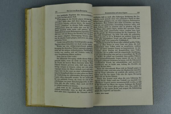 Adolf Hitler’s Mein Kampf wedding edition 1942 attributed ‘Kriegsausgabe’ - Image 12