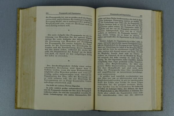 Adolf Hitler’s Mein Kampf wedding edition 1942 attributed ‘Kriegsausgabe’ - Image 14