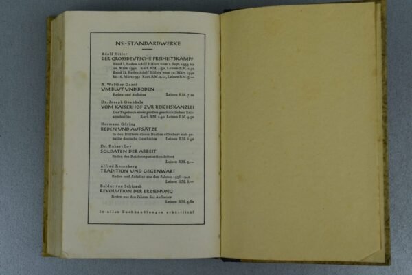 Adolf Hitler’s Mein Kampf wedding edition 1942 attributed ‘Kriegsausgabe’ - Image 15