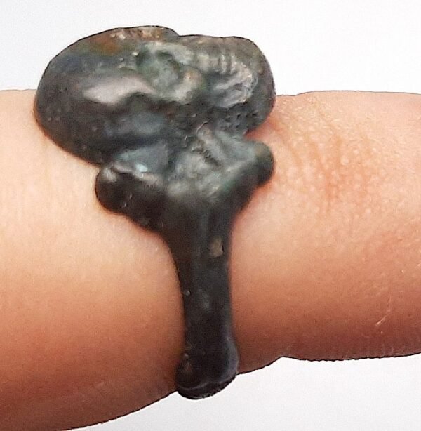 WAFFEN SS TOTENKOPF SKULL TEXTBOOK RING RELIC WW2 GERMAN - Image 9