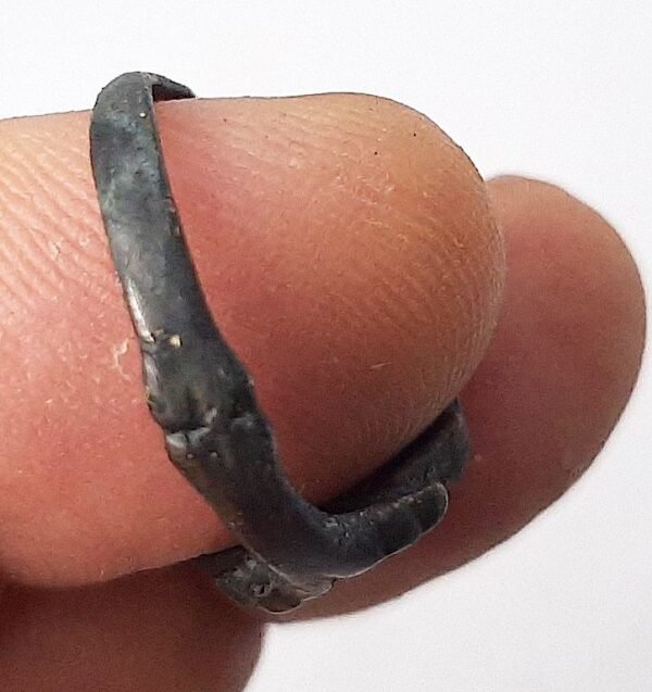 WAFFEN SS TOTENKOPF SKULL TEXTBOOK RING RELIC WW2 GERMAN - Image 4