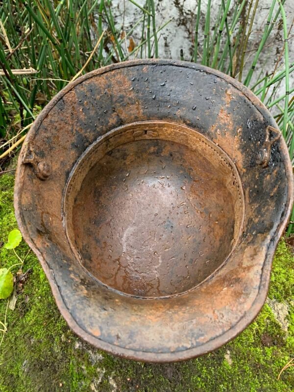 German Helmet Normandy Camo Ww2 M35 - Image 5
