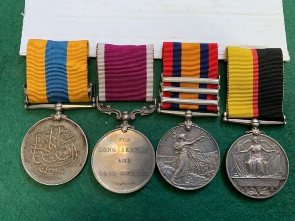 A FINE SCARCE SUDAN AND BOER WAR MEDAL GROUP. NAMED TO THORNE RAMC. in General / other