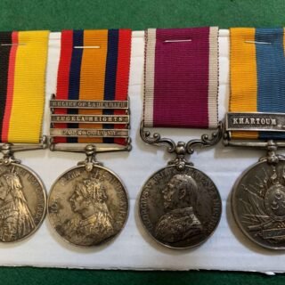 A FINE SCARCE SUDAN AND BOER WAR MEDAL GROUP. NAMED TO THORNE RAMC. in General / other