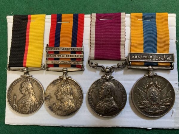 A FINE SCARCE SUDAN AND BOER WAR MEDAL GROUP. NAMED TO THORNE RAMC. in General / other