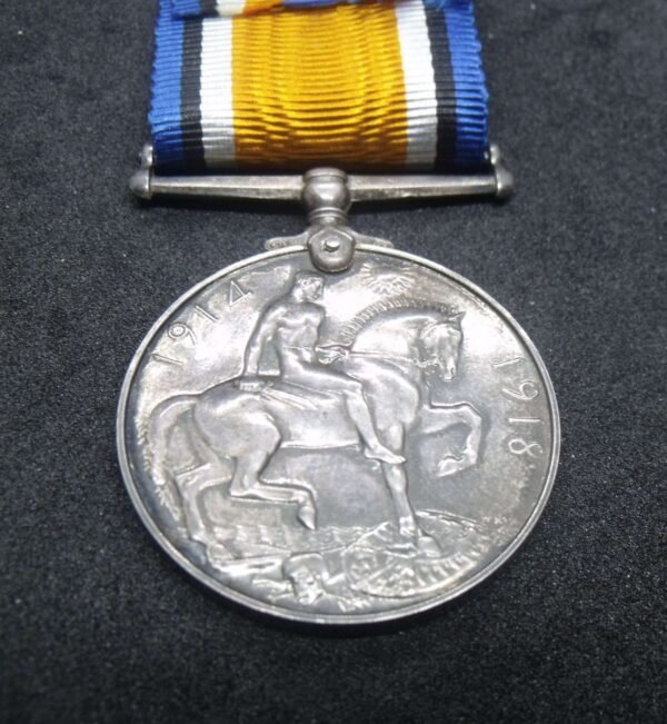 A WWI 1914-18 War Medal awarded to PO 18451 PTE H. HAIG R.M.L.I K.I.A. Battle of Jutland in Casuality