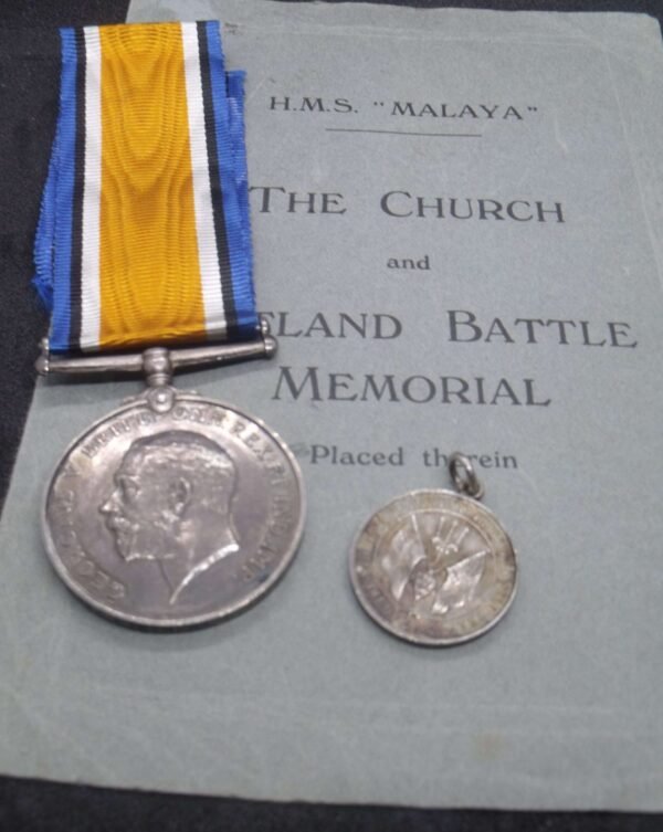 A WWI 1914-18 War Medal awarded to PO 18451 PTE H. HAIG R.M.L.I K.I.A. Battle of Jutland in Casuality