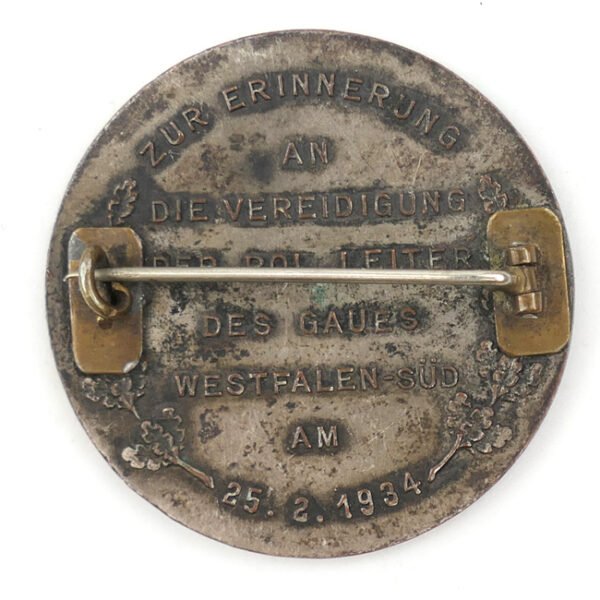 Adolf Hitler Table Medal 1934