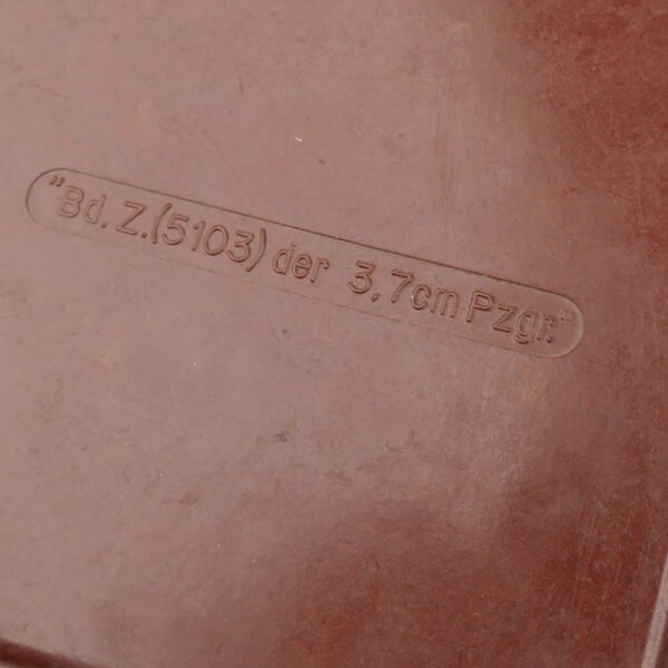 Bakelite Box for 'Bd.Z.(5103) der 3,7cm Pzgr.'