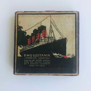 Boxed Lusitania medal in Casuality