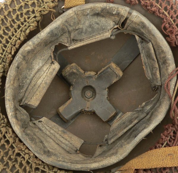 British Camouflaged MK II Combat Helmet