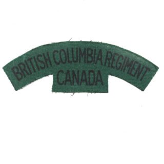 'British Columbia Regiment Canada' Title