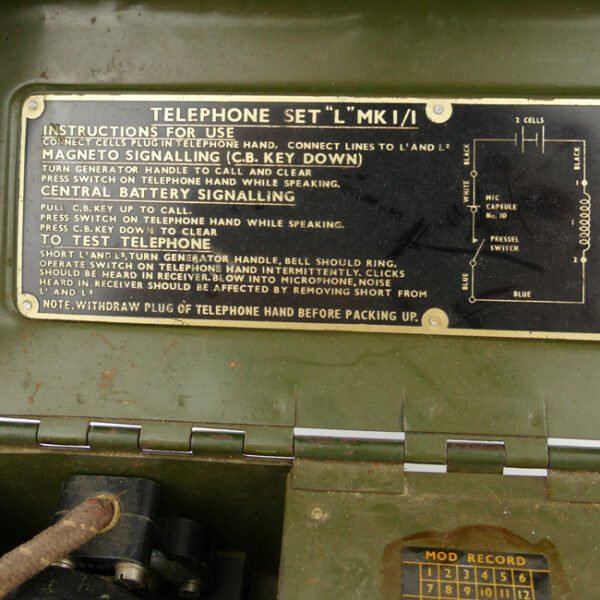 British Field Telephone Set 'L' MKI/I