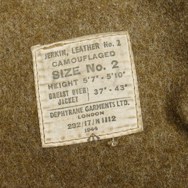 British Leather Combat Jerkin 1944
