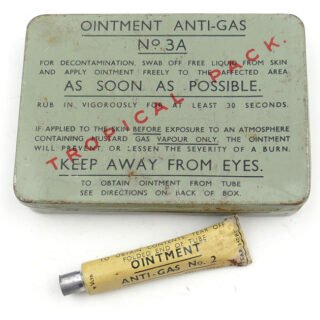 British 'Ointment Anti-Gas No.3' Tin