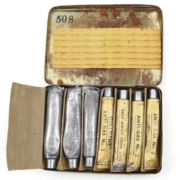 British 'Ointment Anti-Gas No.3' Tin