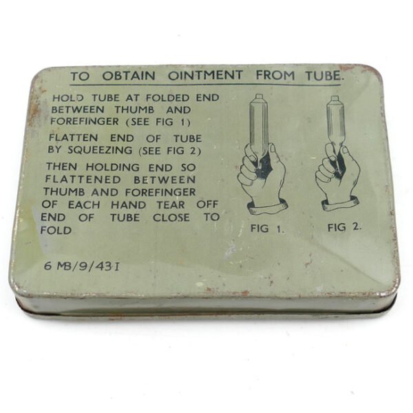 British 'Ointment Anti-Gas No.3' Tin