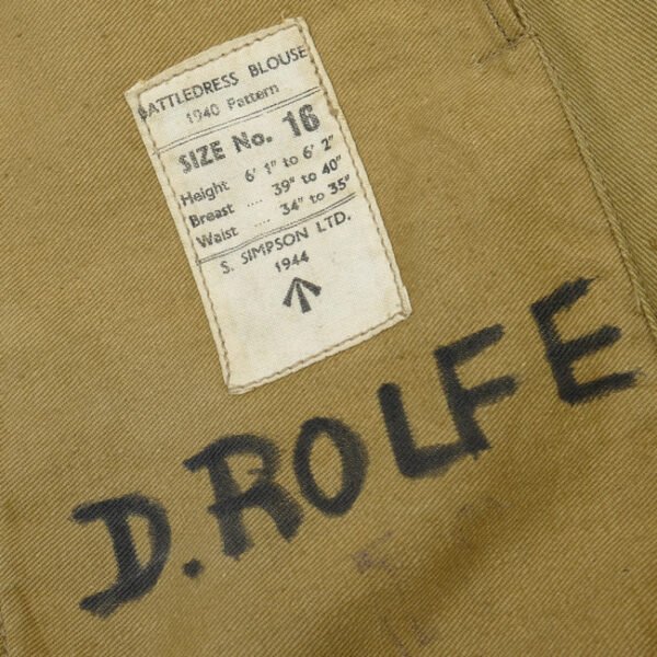 British P40 Battledress Jacket 1944