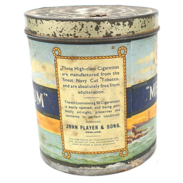British Player's Navy Cut Cigarettes Tin