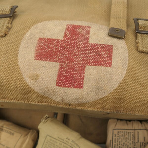 British Shell Dressing Bag with Contents